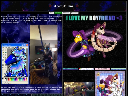 aboutme screenshot