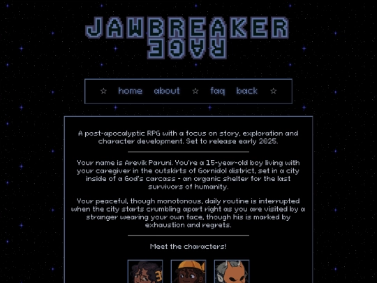 info screenshot
