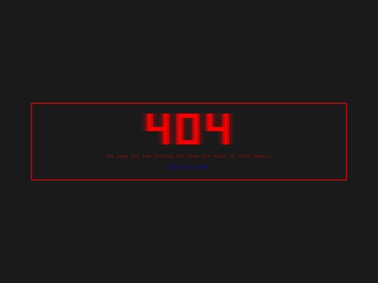 not_found screenshot