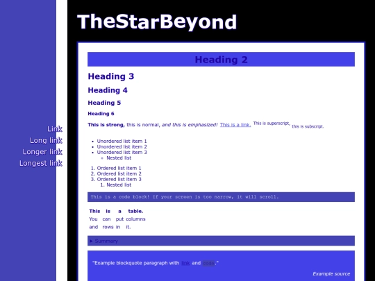 pages/template screenshot