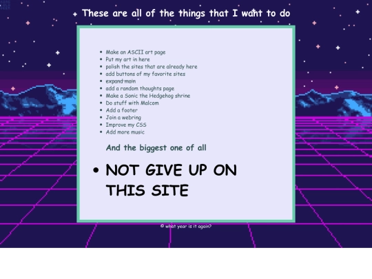 Checklist screenshot