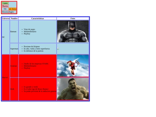 superheroes screenshot