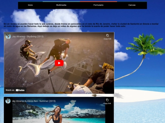 TareaHTML5/multimedia screenshot