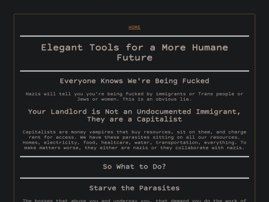 elegant_tools_humane_future screenshot