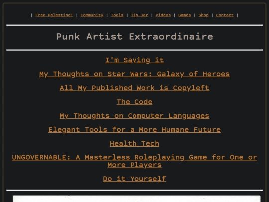 index screenshot
