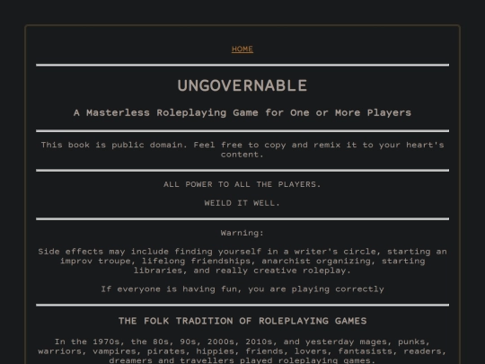 ungovernable screenshot