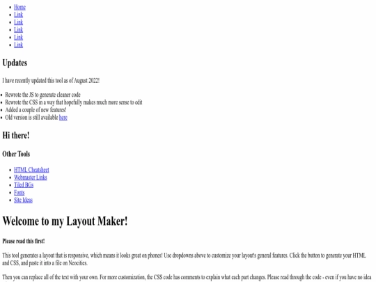 index screenshot