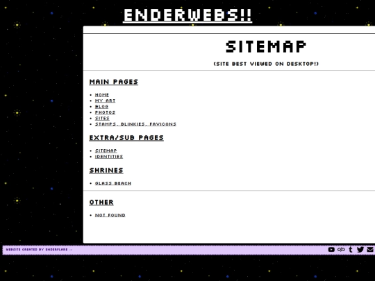 sitemap screenshot
