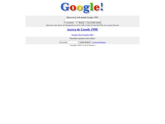 google1998 screenshot