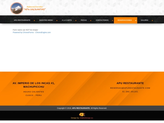 reservaciones screenshot