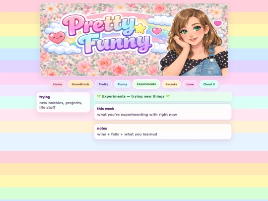experiments screenshot