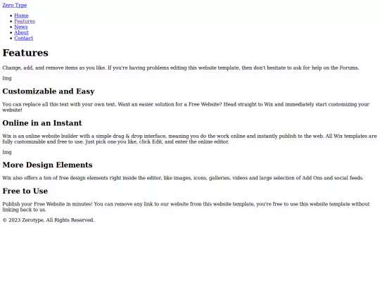 CSS/features screenshot