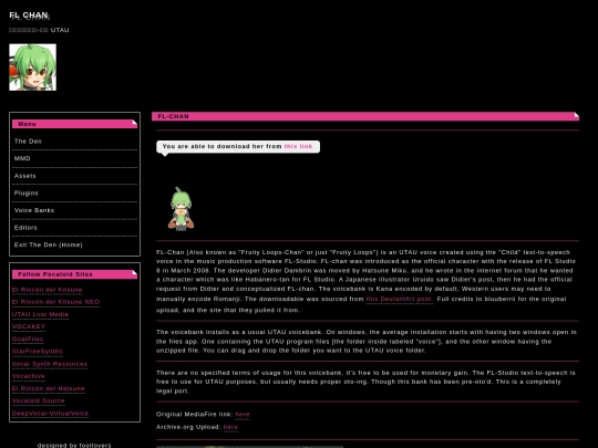 downloaders den/UTAU/flchanutau screenshot