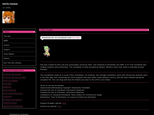 downloaders den/UTAU/kotofuuga screenshot