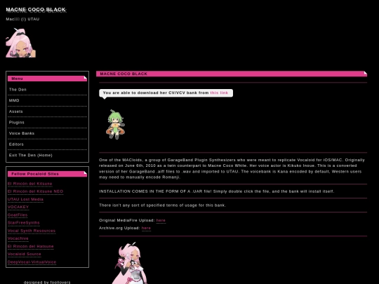 downloaders den/UTAU/macnecocoblack screenshot