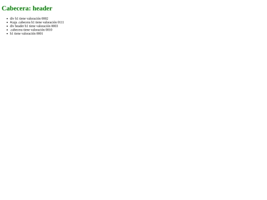 PrioridadCss screenshot