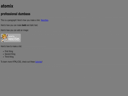 index screenshot