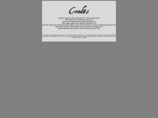 credits screenshot