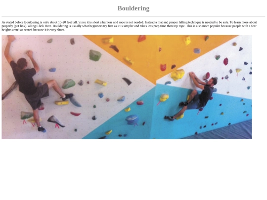 Bouldering/Bouldering screenshot