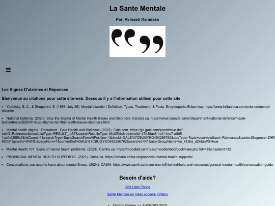 Citations screenshot
