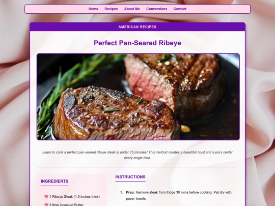recipeCategories/americanRecipes/ribeye screenshot