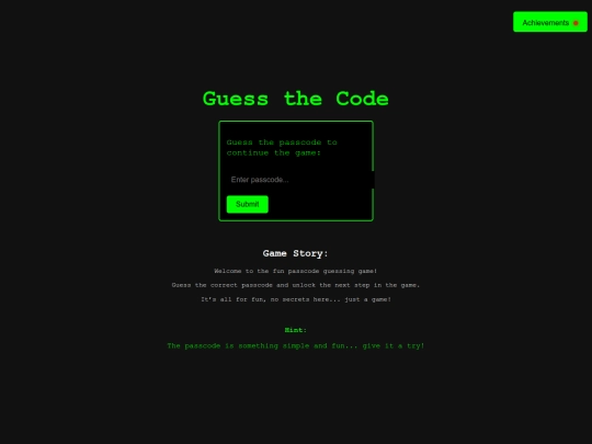 guessthepassword screenshot