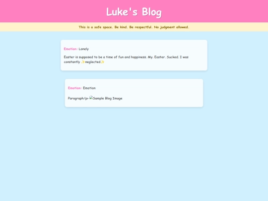 lukeblog screenshot