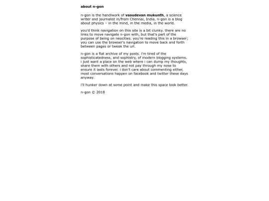 pages/about screenshot