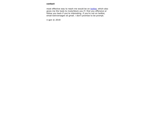 pages/contact screenshot