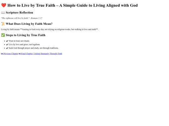 how_to_live_by_faith screenshot