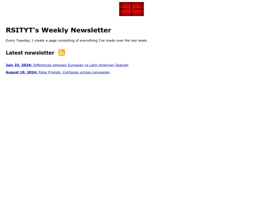 newsletter screenshot
