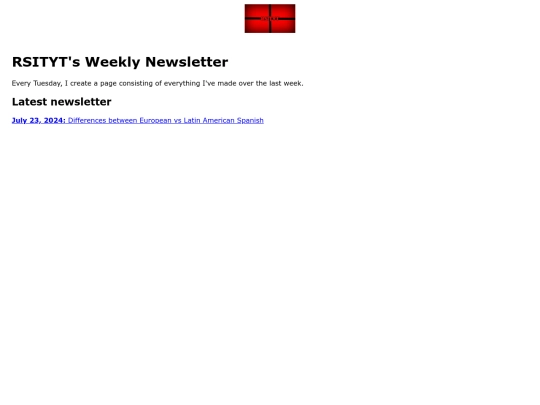 newsletters screenshot