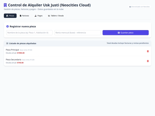 index screenshot