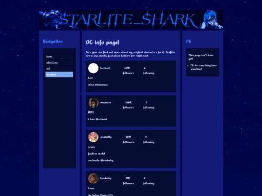 ocpage screenshot