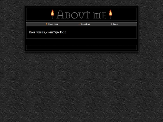 aboutme screenshot