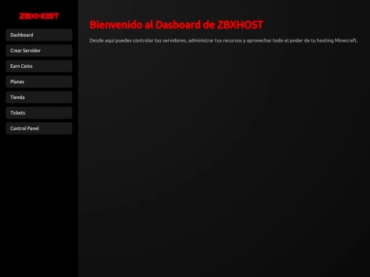 dashboard screenshot