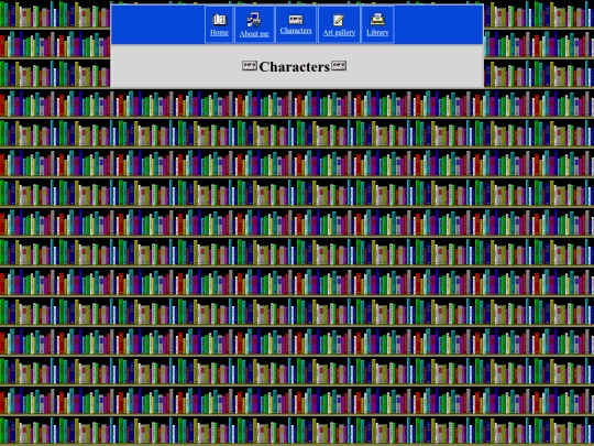 Characters screenshot