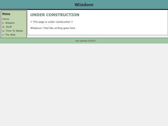 wisdom screenshot