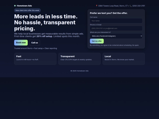 index screenshot