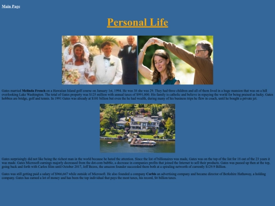 history/Personal_Life screenshot
