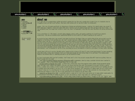 aboutme screenshot