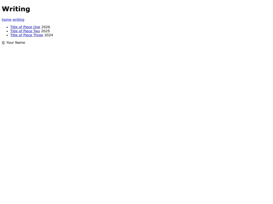 writing screenshot