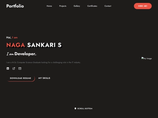 Portfolio screenshot