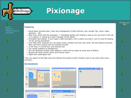 Features screenshot