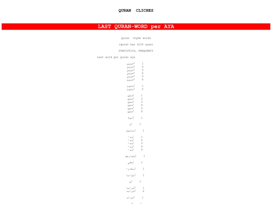 9/Last word per Quran aya screenshot