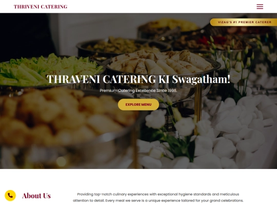 THREVANI  CATERING VIZAG screenshot