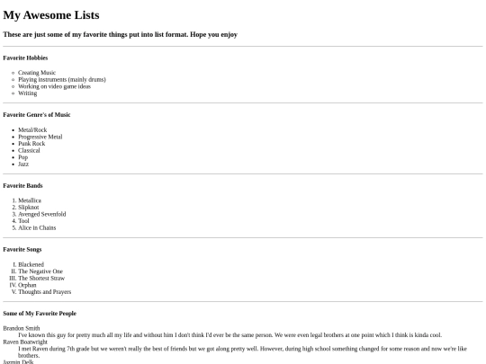 Lists/favorites-tm screenshot