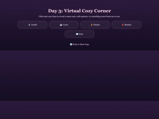 day3-cozycorner screenshot