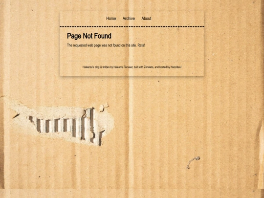 blog/not_found screenshot
