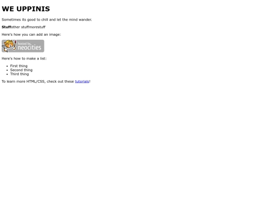 index screenshot